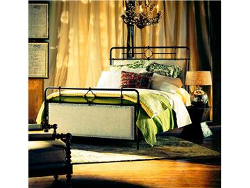 Thumbnail Upholstered Metal King Bed