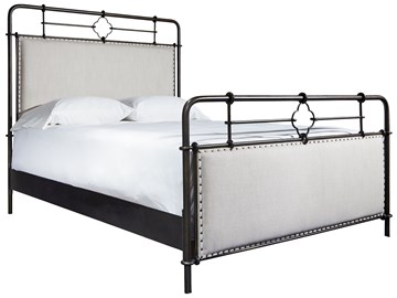Thumbnail Upholstered Metal King Bed