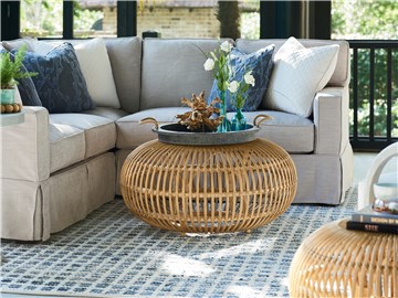 Thumbnail Small Rattan Scatter Table